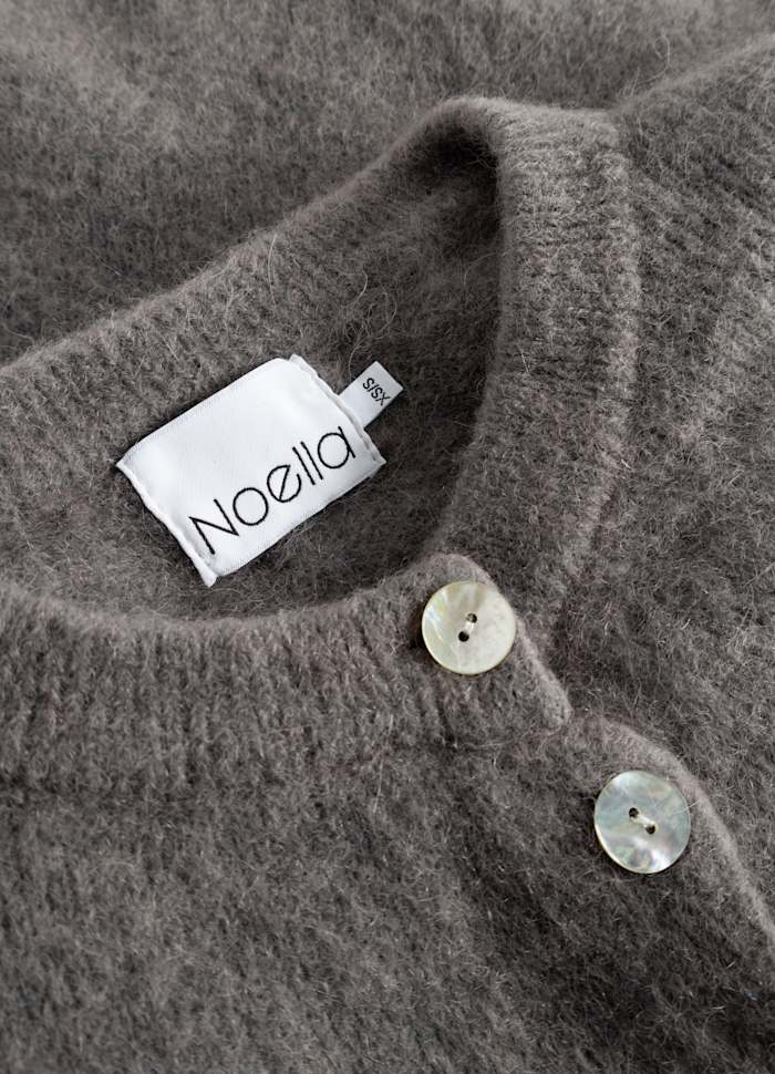 KAE KNIT CARDIGAN COFFEE