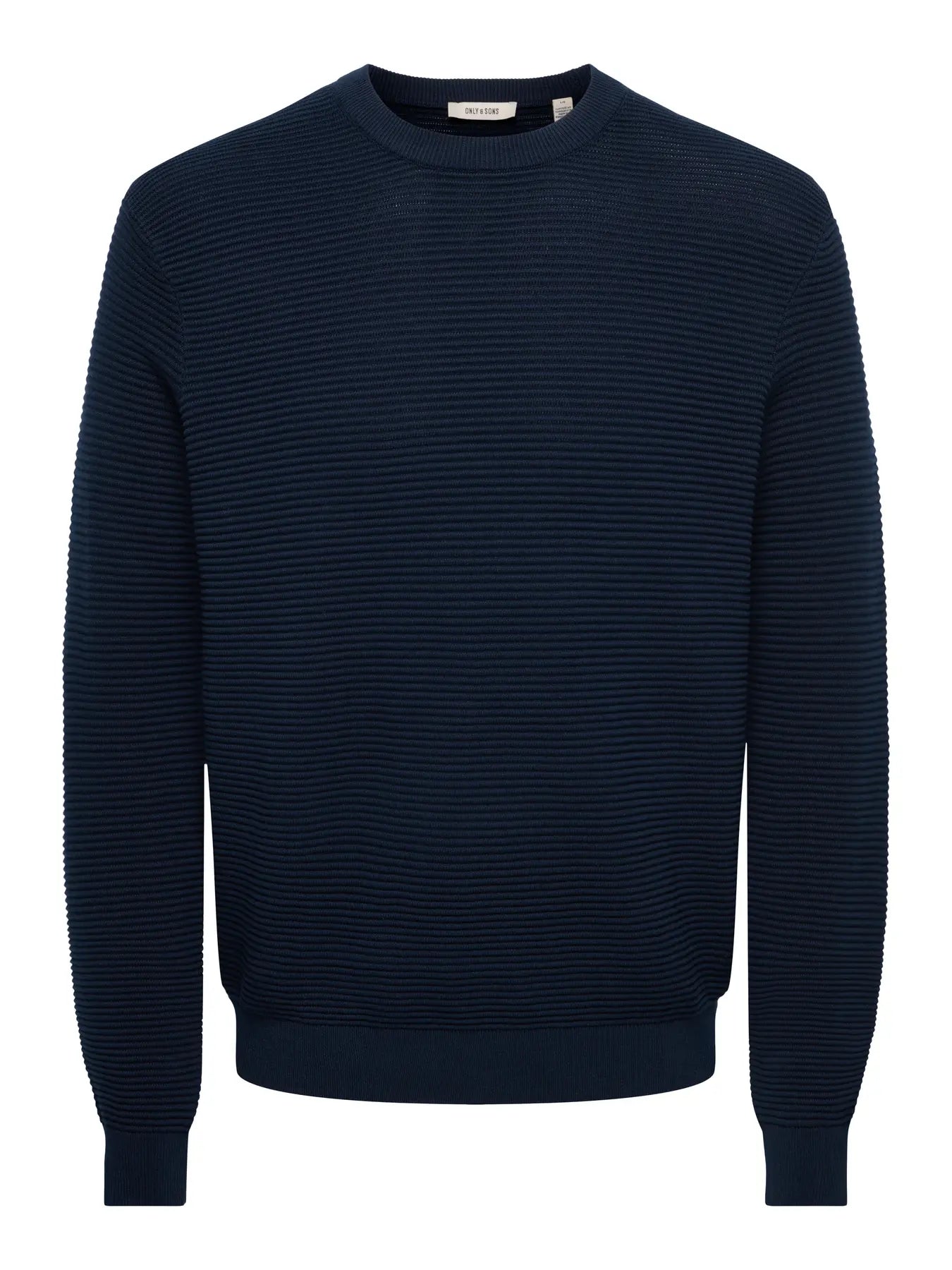 RON CREW KNIT DARK SAPPHIRE