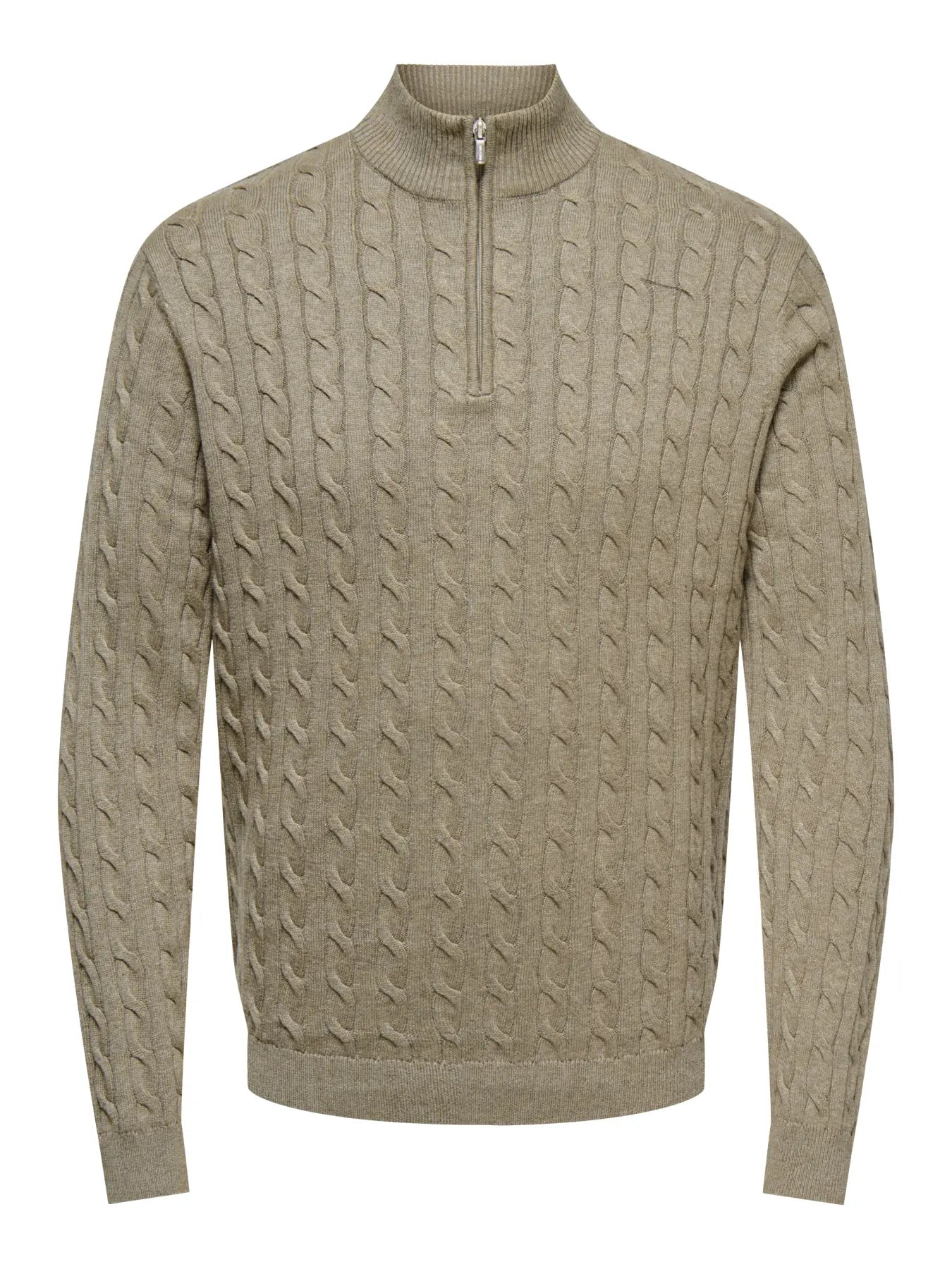 LOUI HALFZIP DESERT TAUPE