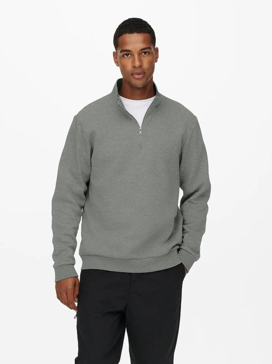 CERES HALFZIP CASTOR GRAY