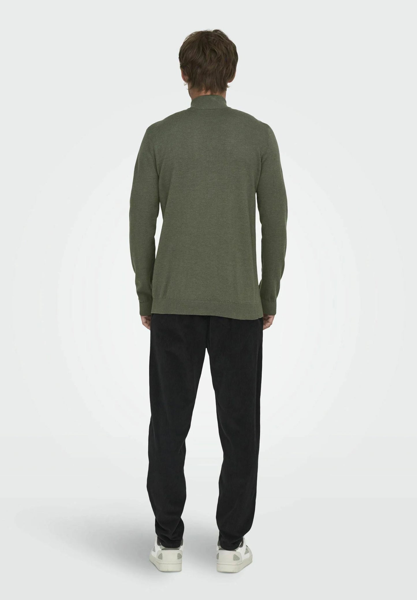 PHIL STRUC HALF ZIP CASTOR GRAY