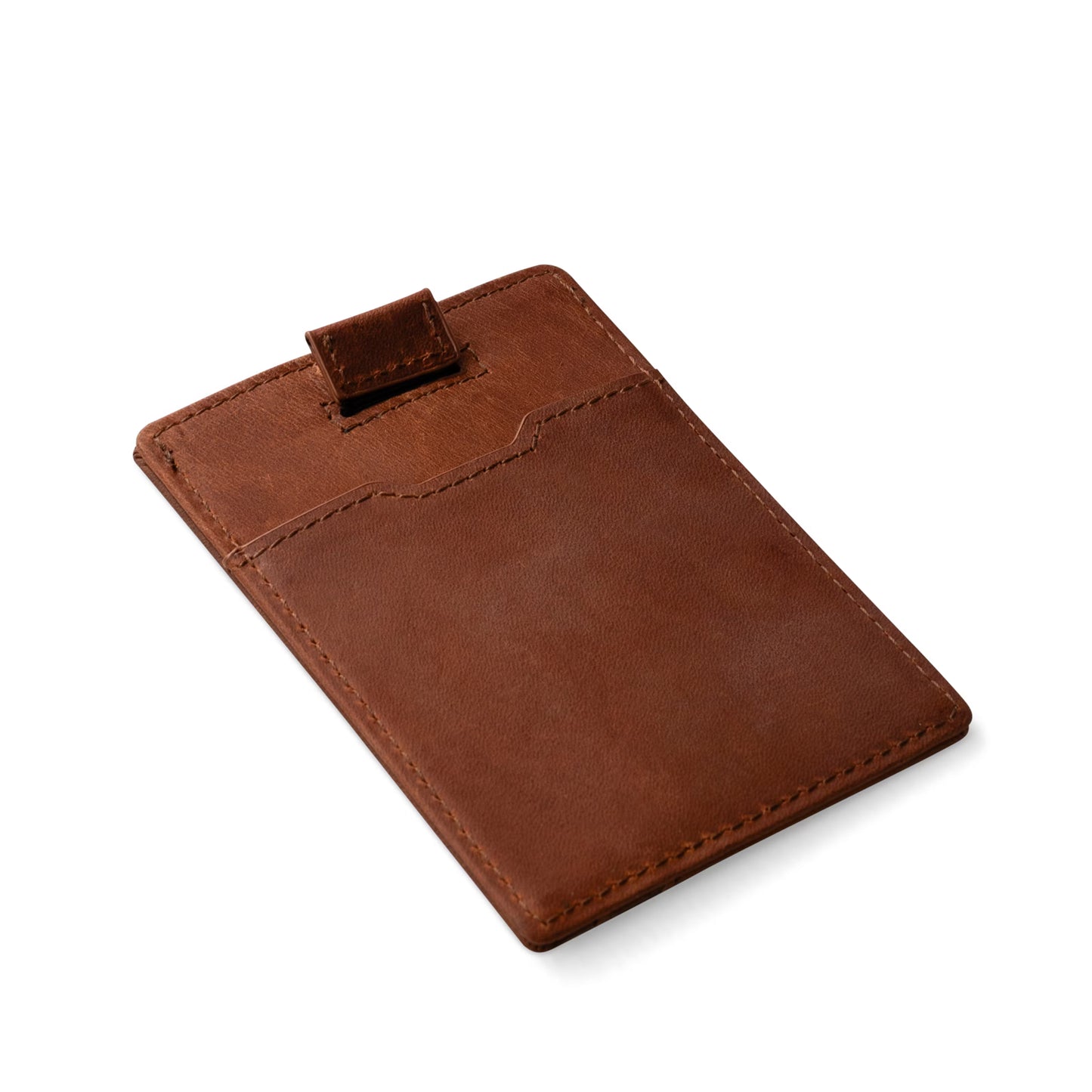 EDD KORTHÅLLARE LÄDER BRUN