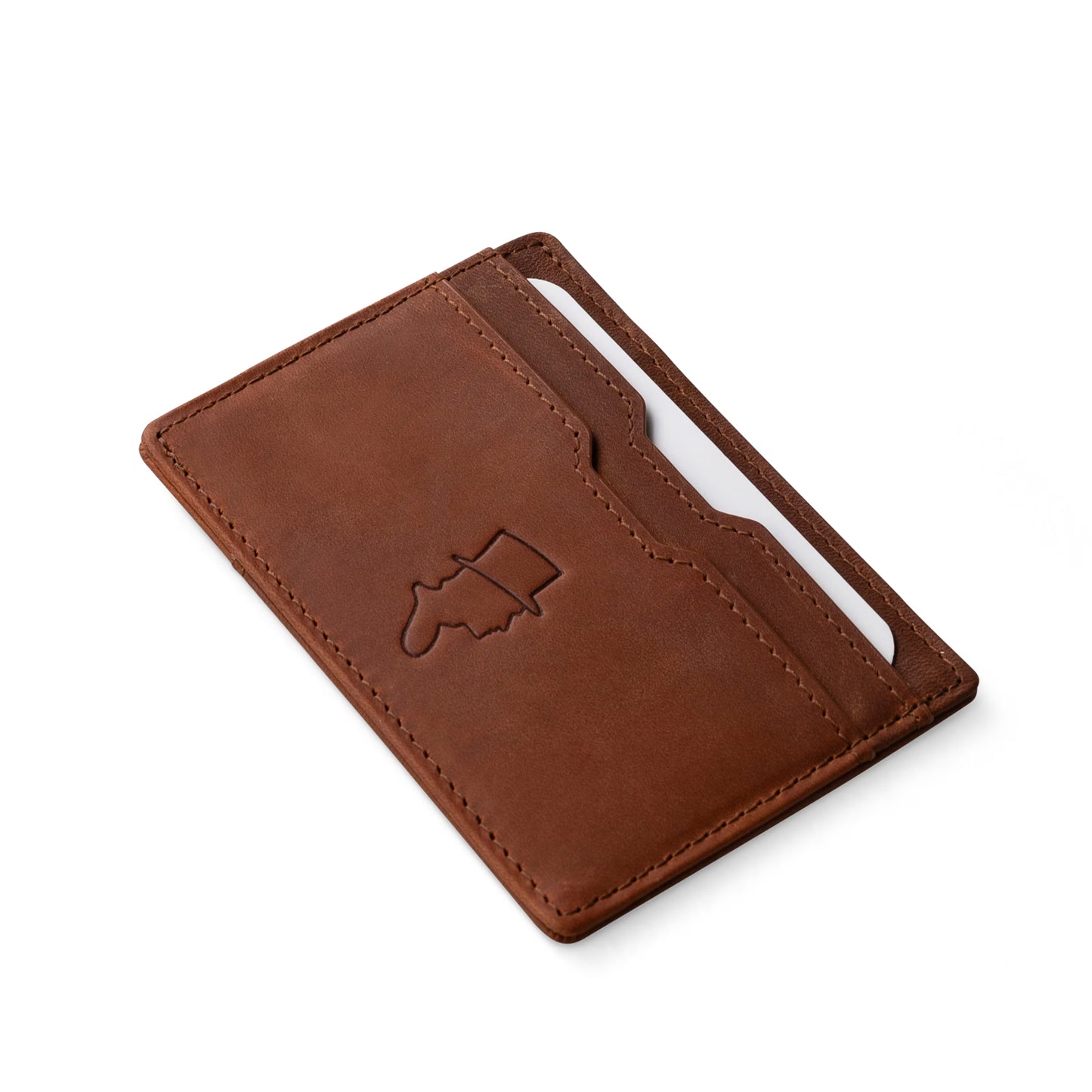 EDD KORTHÅLLARE LÄDER BRUN