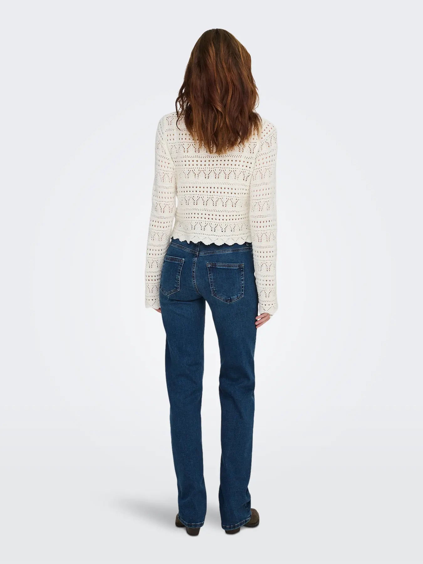 BLUSH MID STRAIGHT DARK BLUE L30