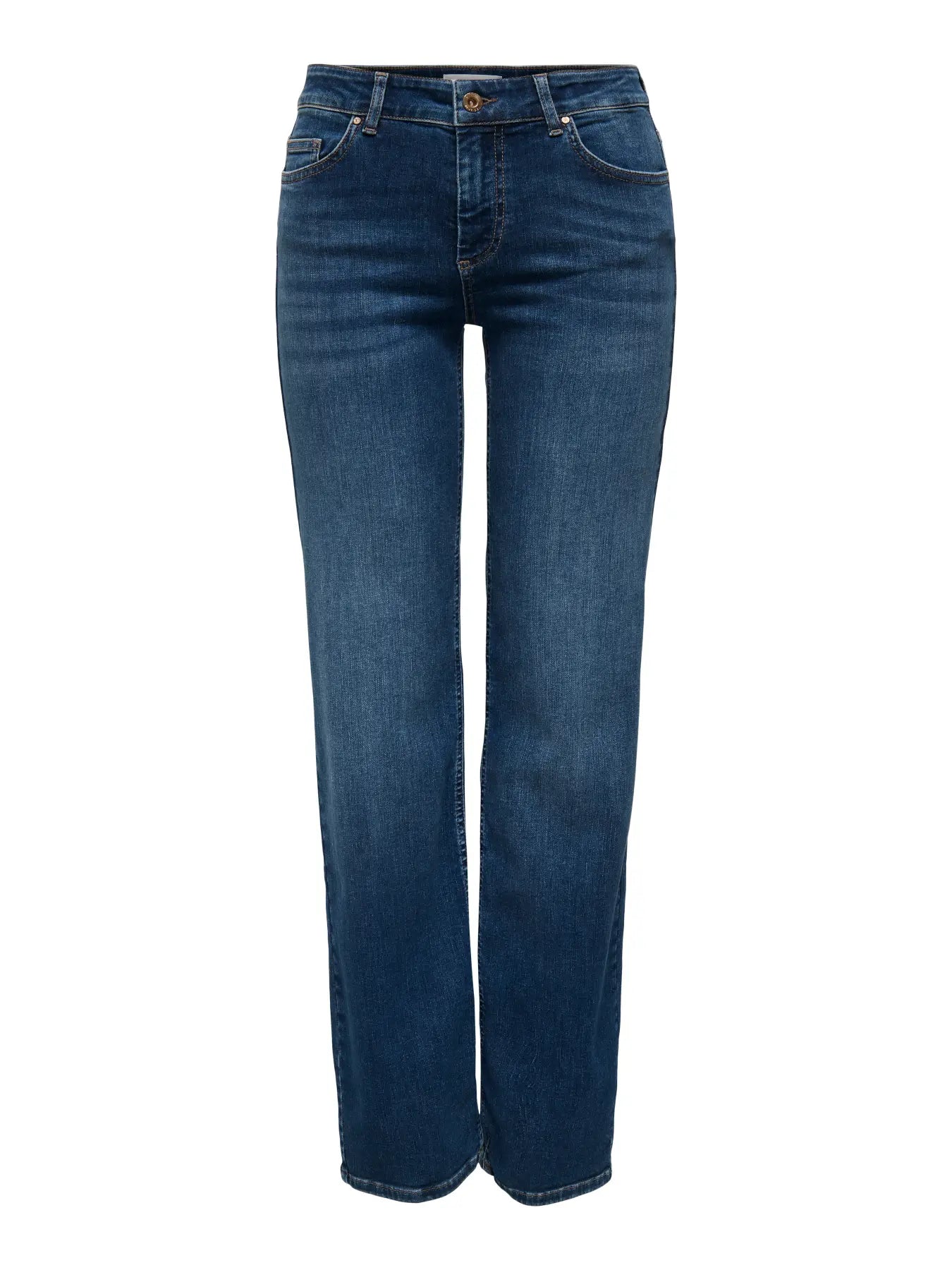 BLUSH MID STRAIGHT DARK BLUE L30