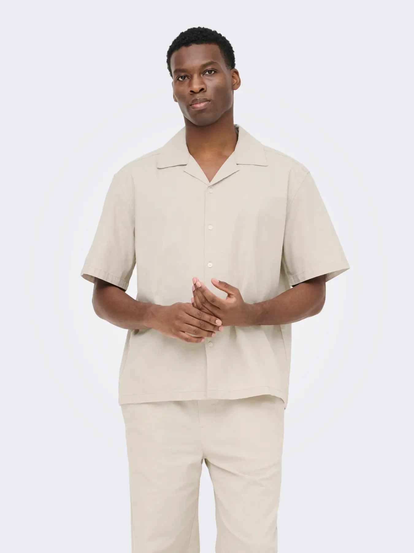 REID RESORT SHIRT SILVER LINING
