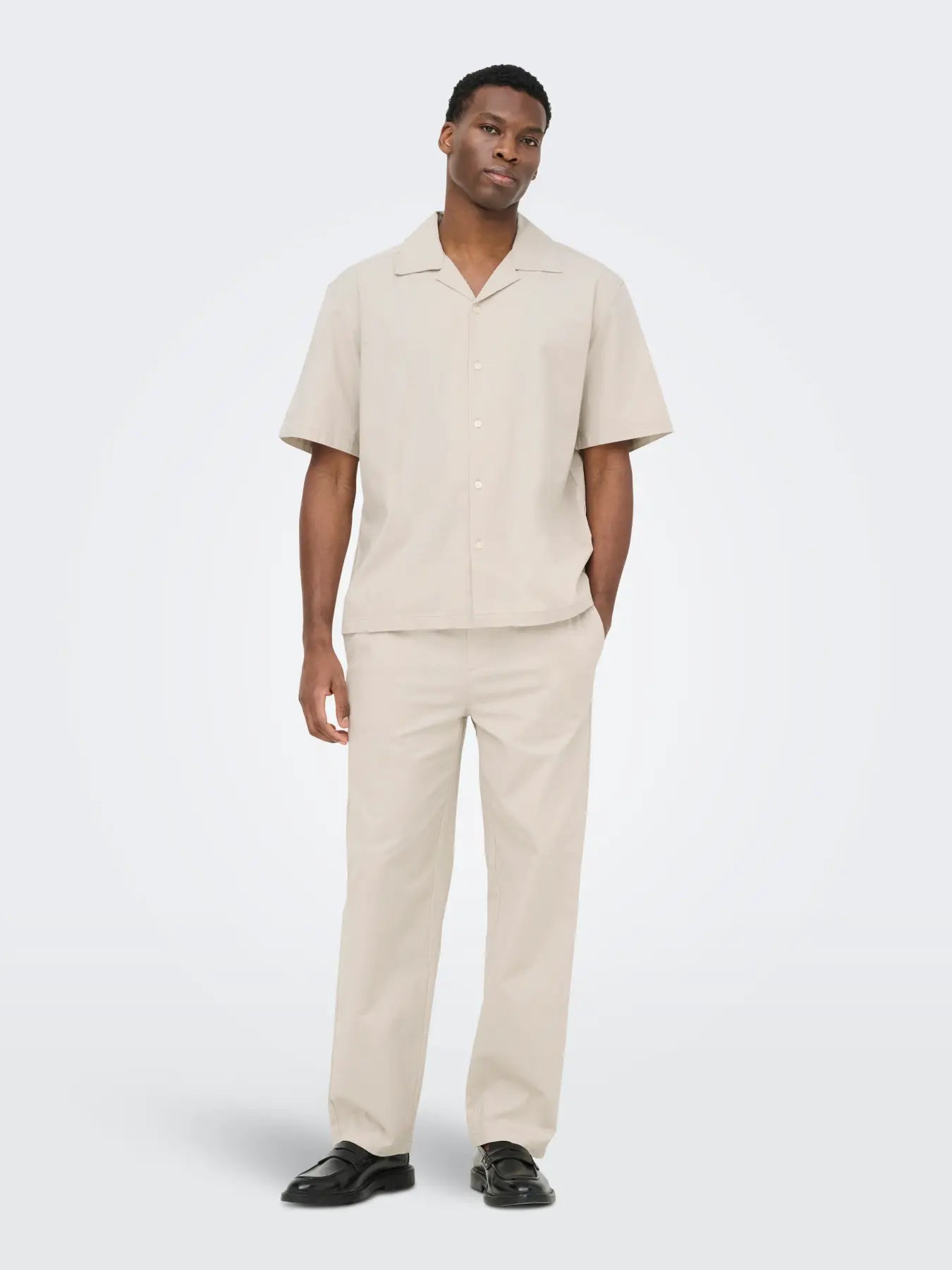 REID RESORT SHIRT SILVER LINING