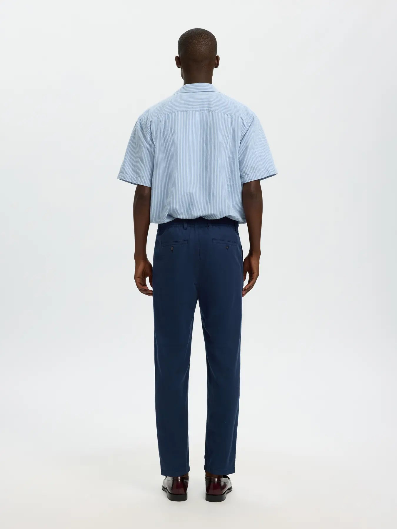BRODY LINEN PANT DARK SAPPHIRE