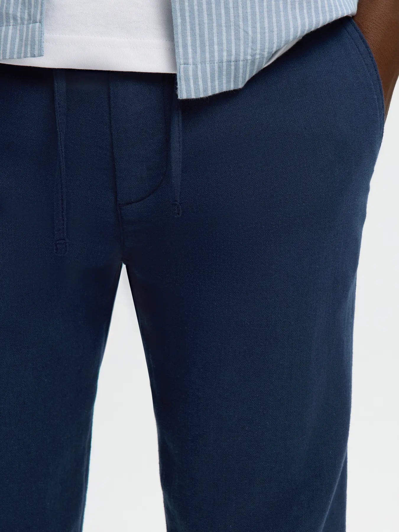 BRODY LINEN PANT DARK SAPPHIRE