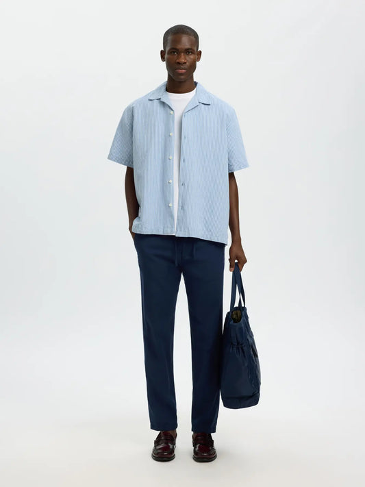 BRODY LINEN PANT DARK SAPPHIRE