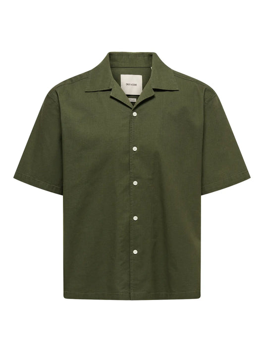 REID RESORT SHIRT OLIVE