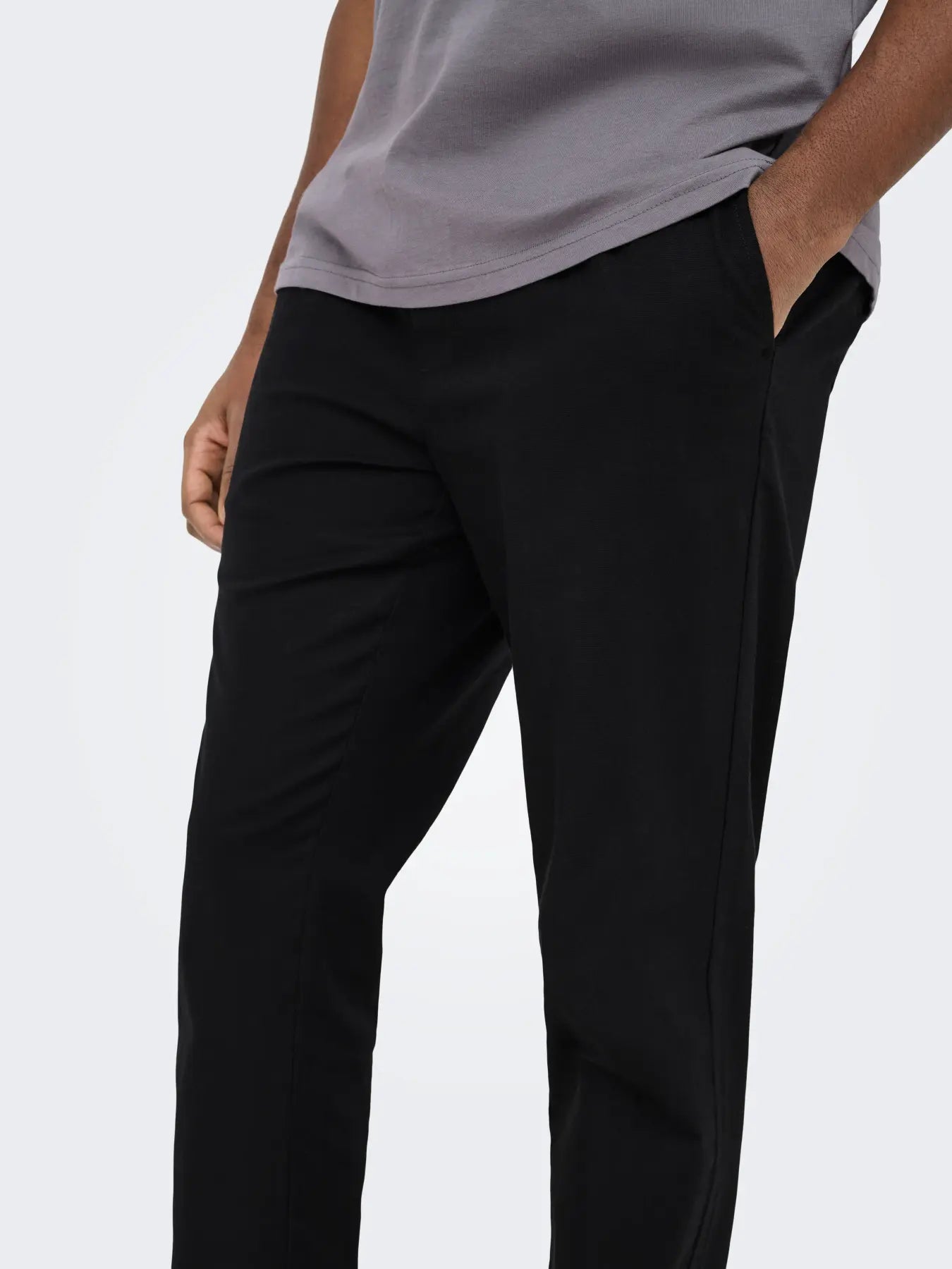 REID TAPERED PANT BLACK
