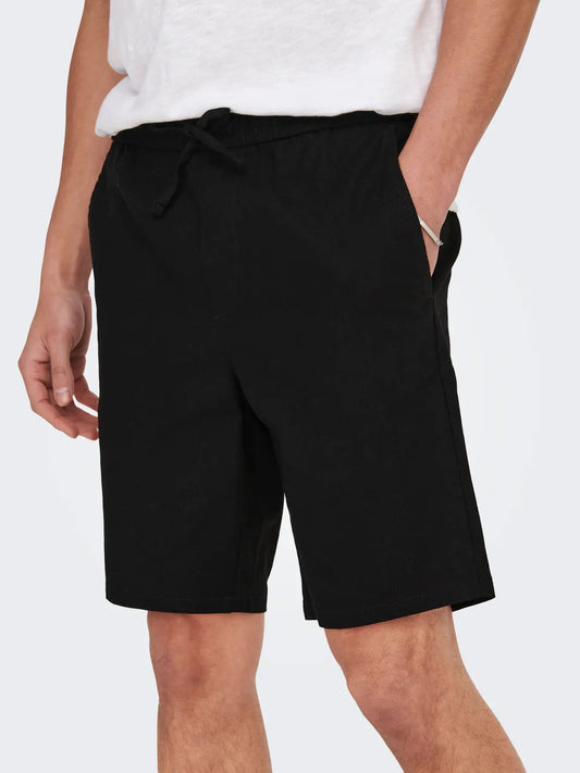 LINUS SHORTS BLACK