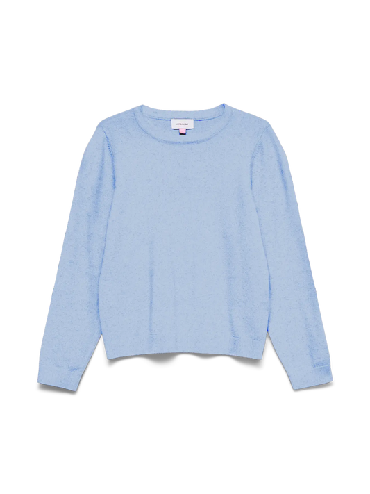 DOFFY O-NECK PILLOVER BRUNNERA BLUE