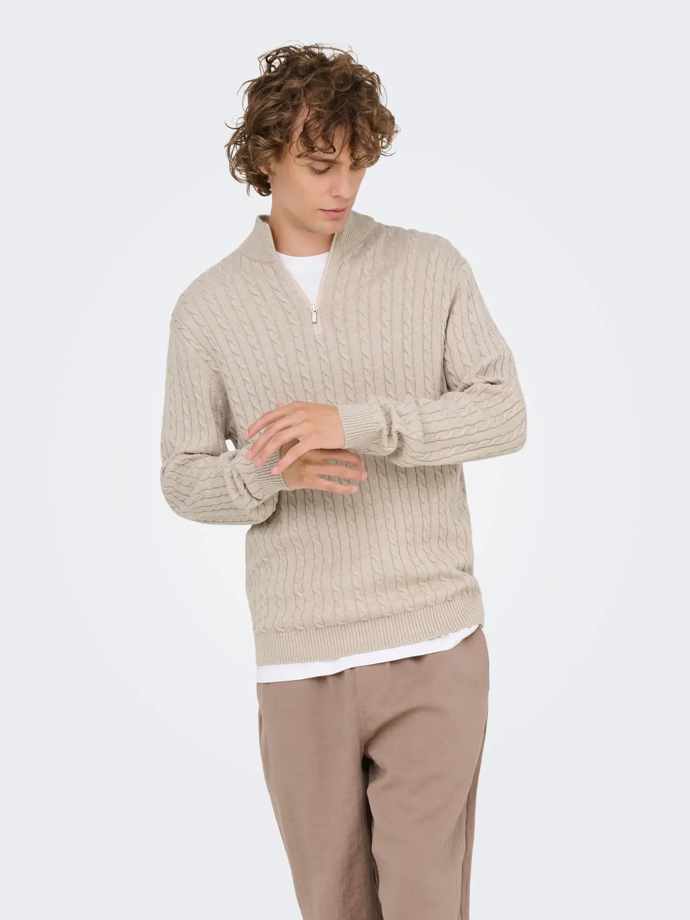LOUI HALFZIP OATMEAL