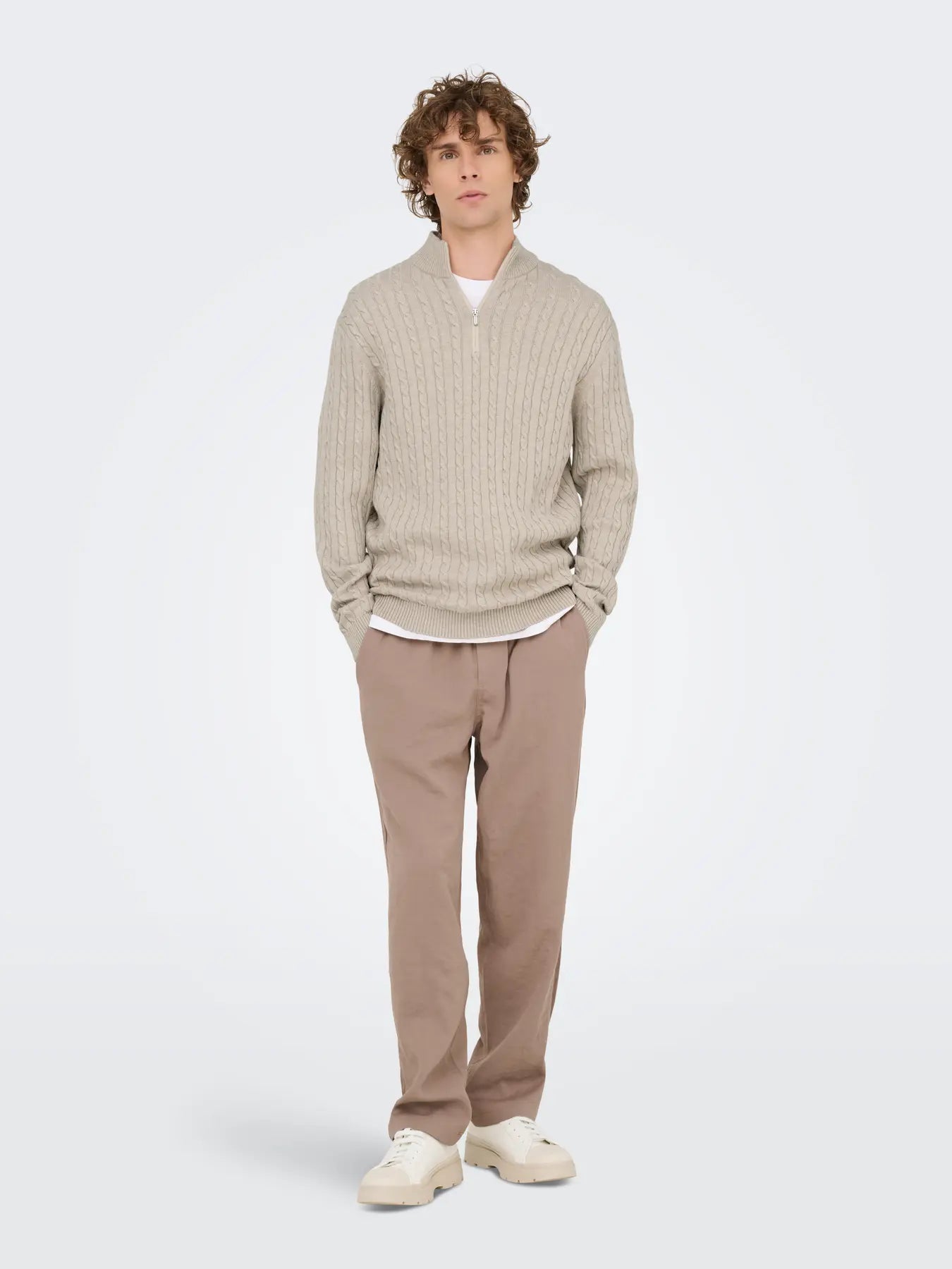 LOUI HALFZIP OATMEAL