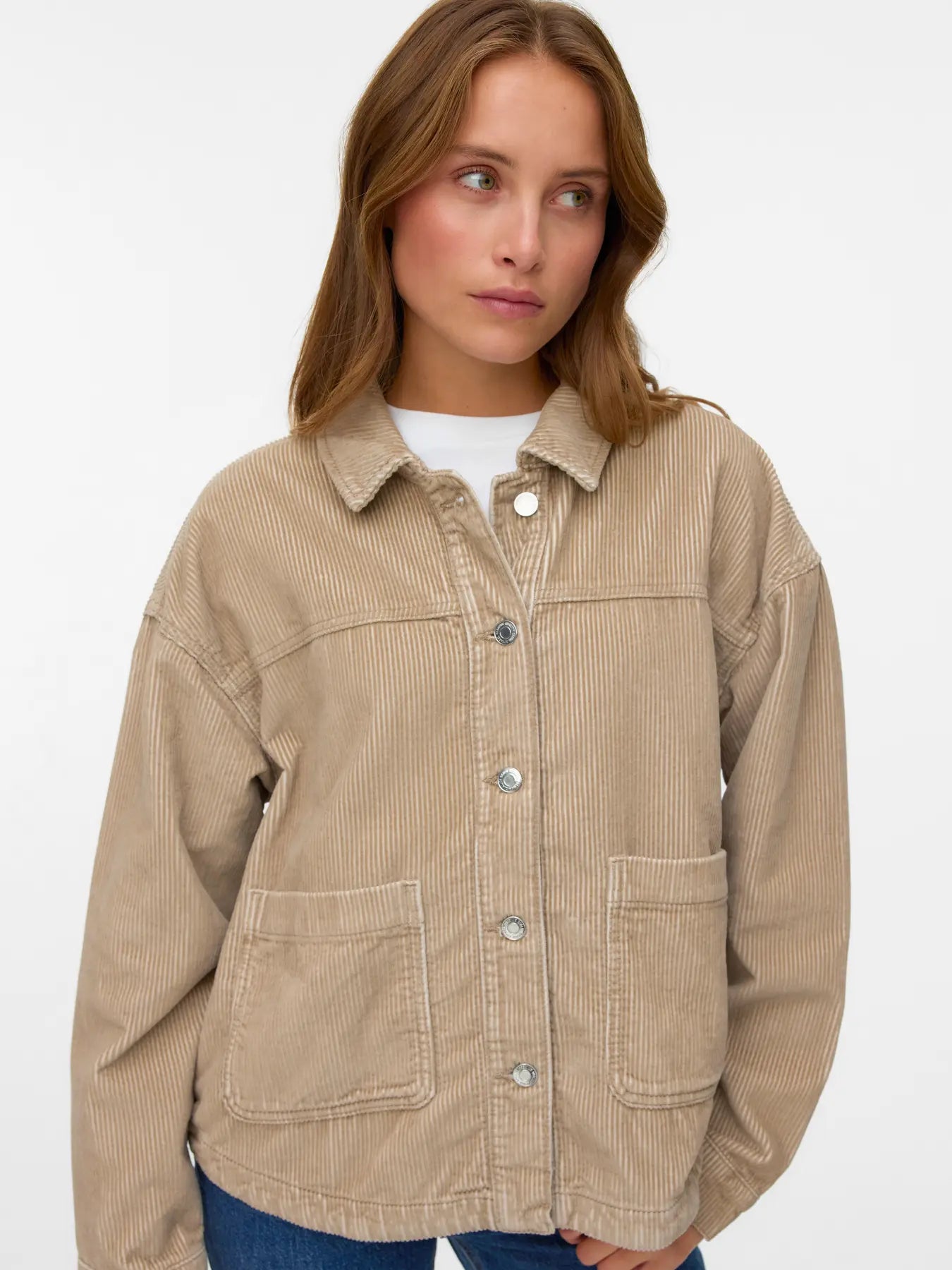 JAMIE DENIMJACKET SILVER MINK MANCHESTER