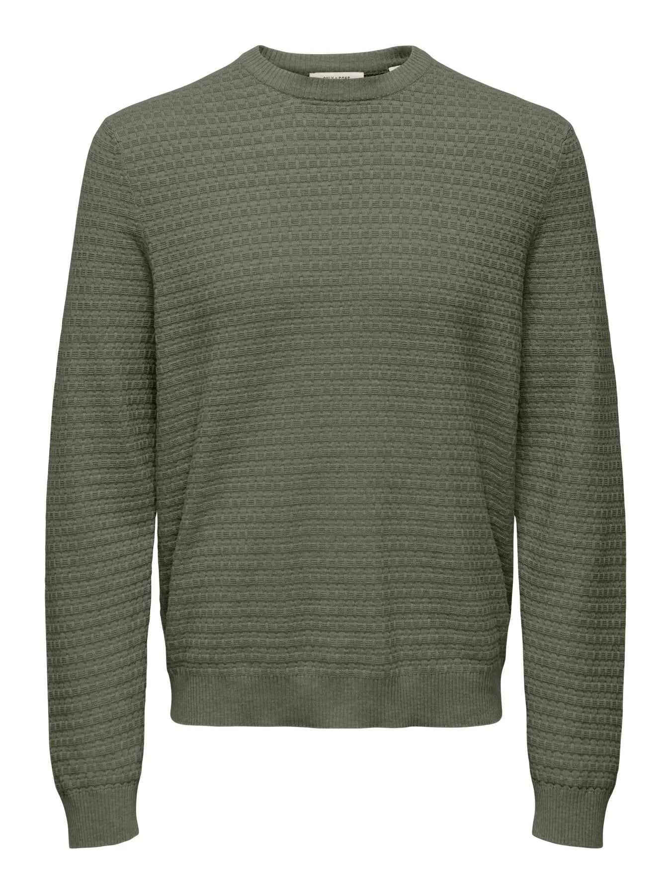 RON CREW KNIT CASTOR GRAY