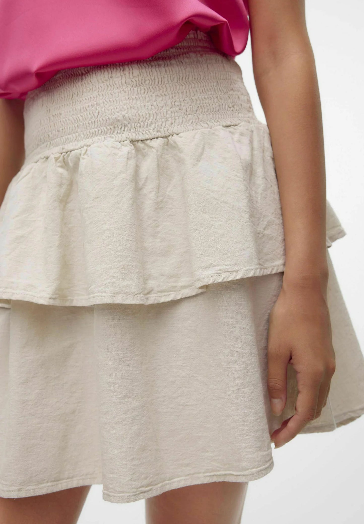 LUNA SMOCK SKIRT SILVER LINING