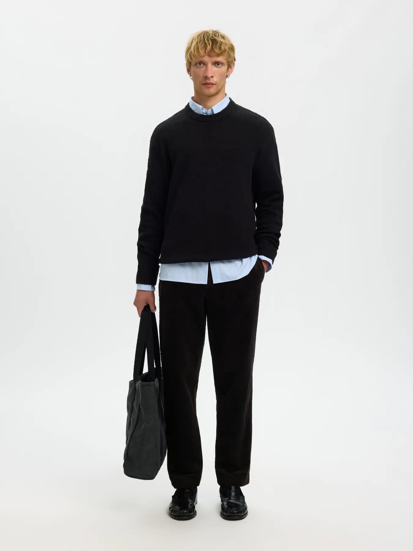 LEROY CORD PANT BLACK