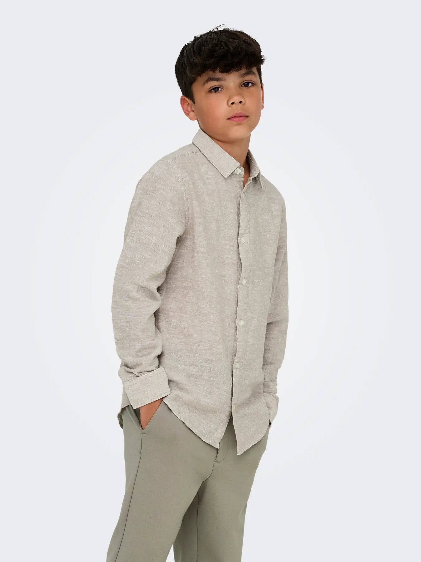 JR CAIDEN SHIRT CHINCHILLA