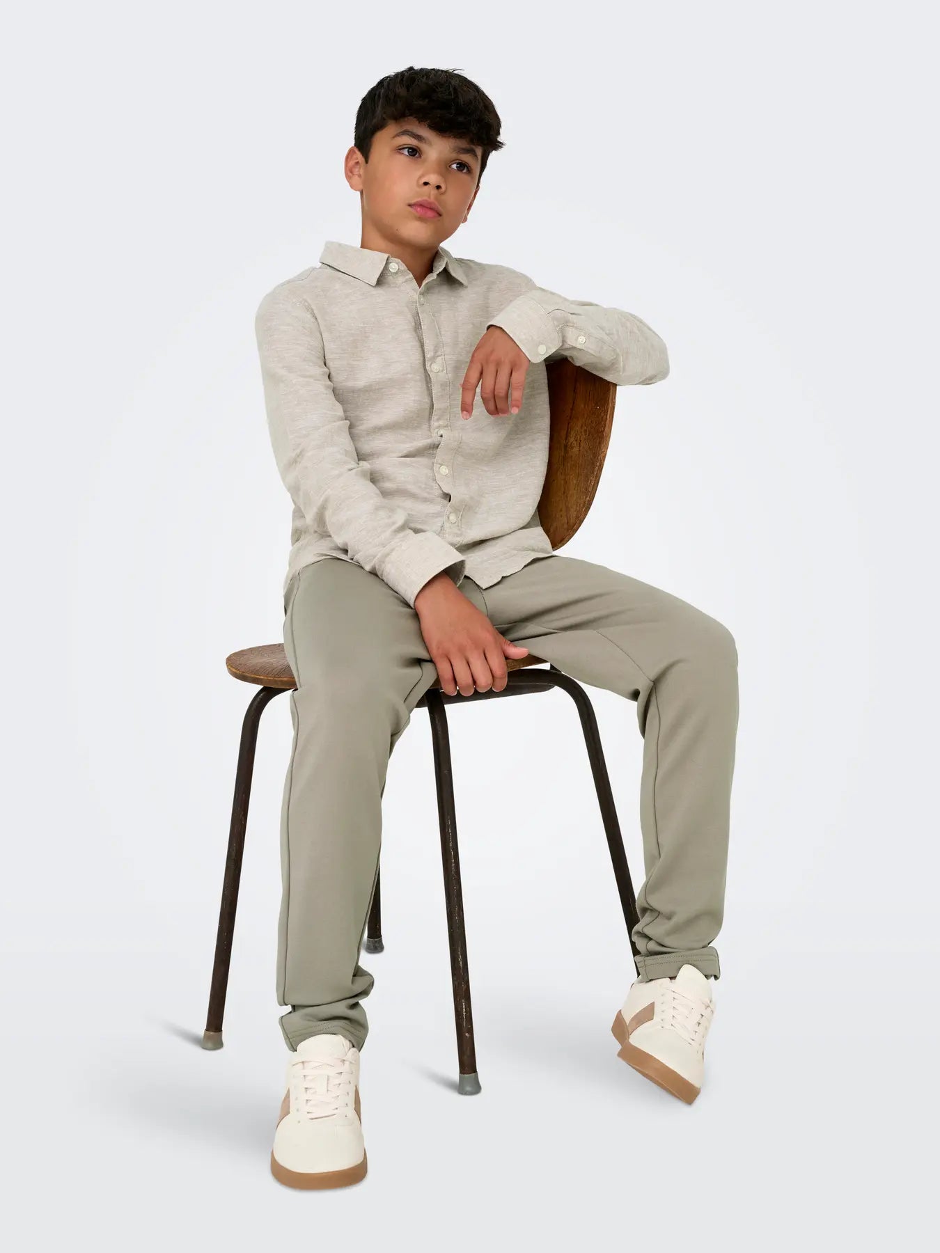 JR CAIDEN SHIRT CHINCHILLA