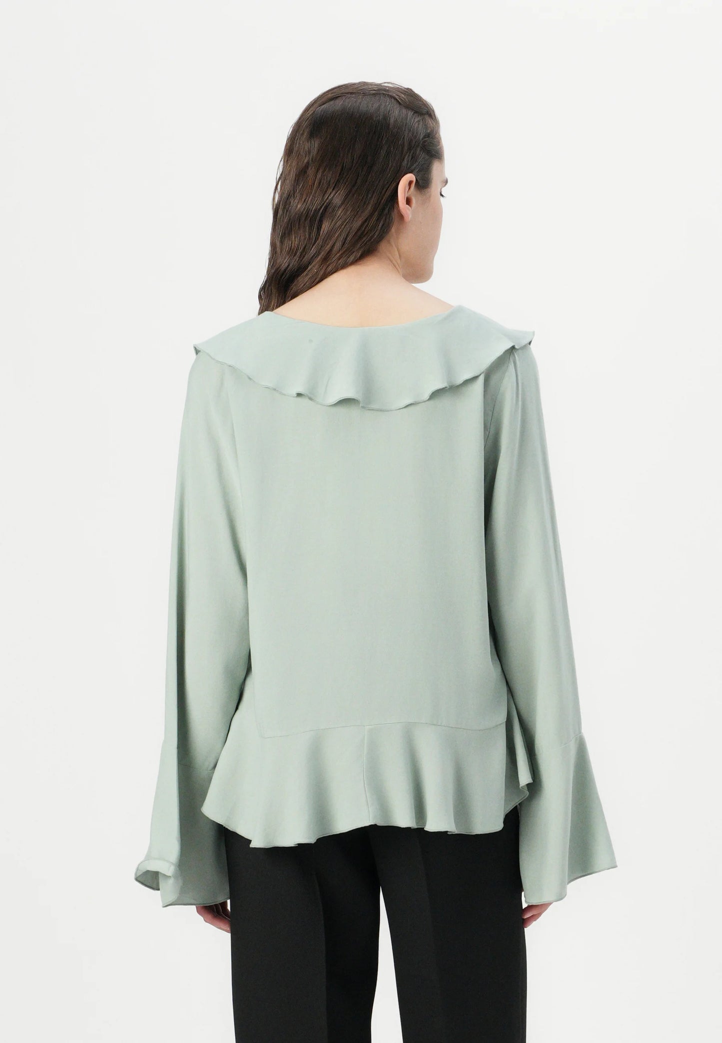 MERRY FRILL TOP ICEBERG GREEN