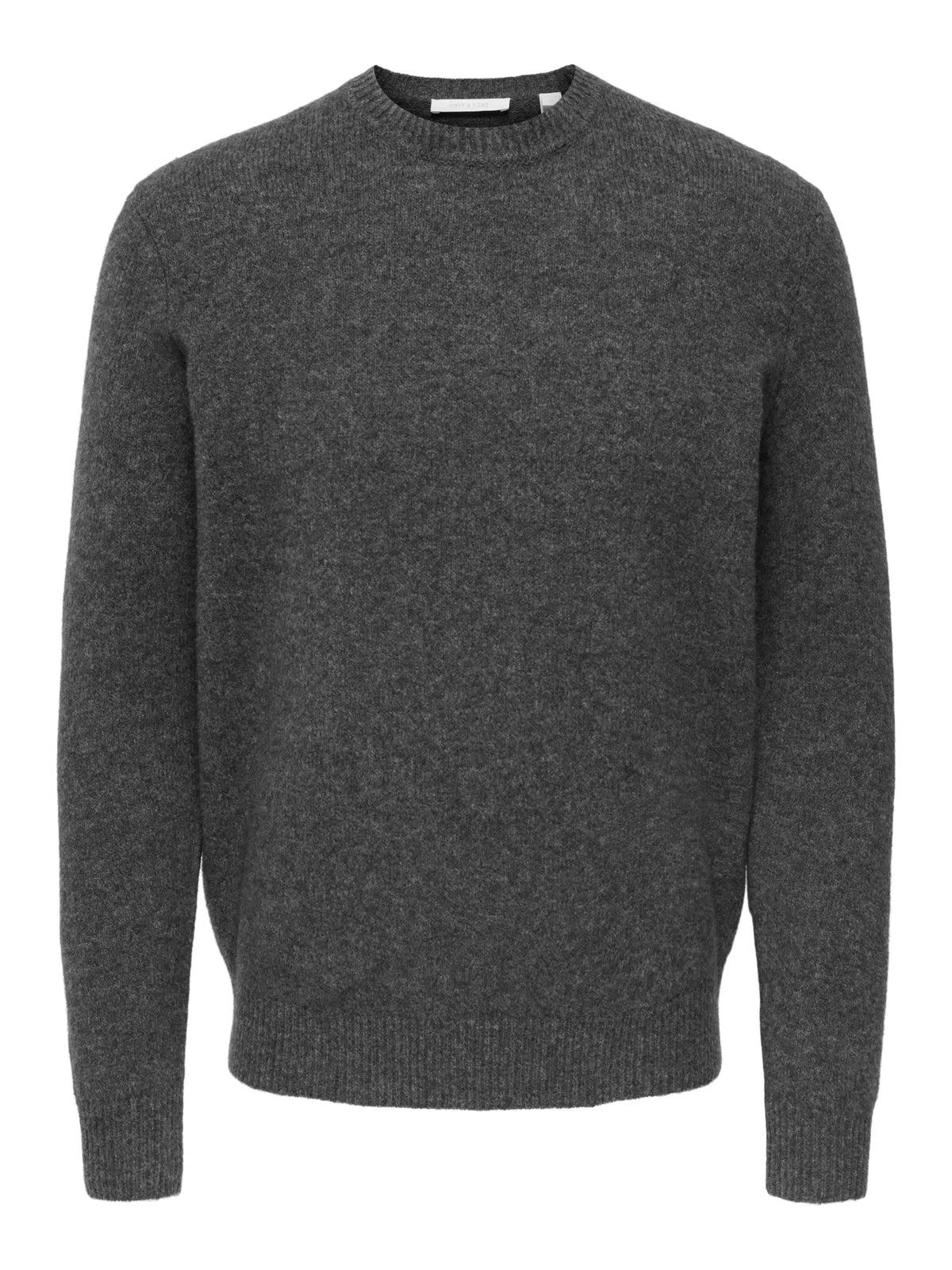 RAY WOOL KNIT DARK GREY