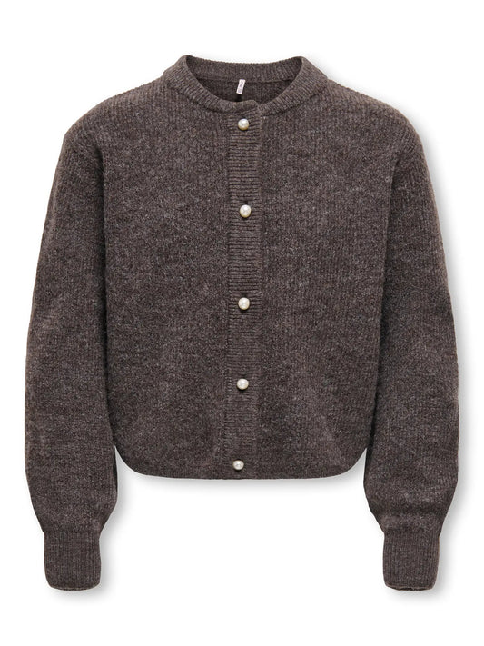 KO GUMLI CARDIGAN BROWN