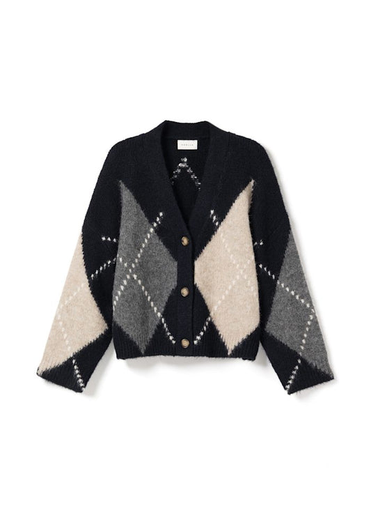 LAI CARDIGAN NAVY MIX