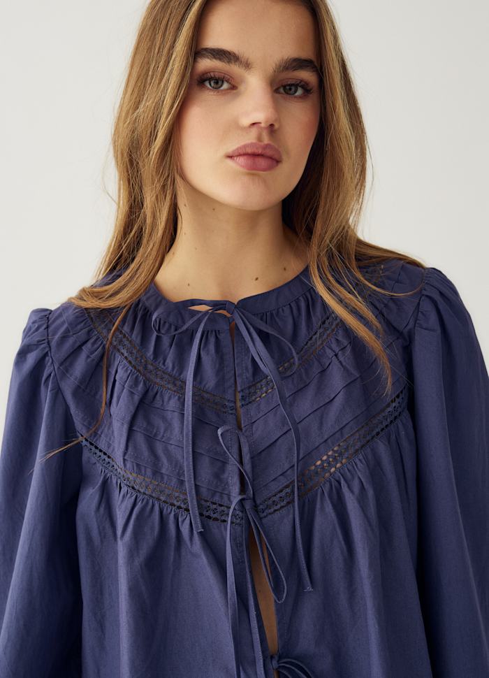 MARCELINE BLUS DUSTY BLUE