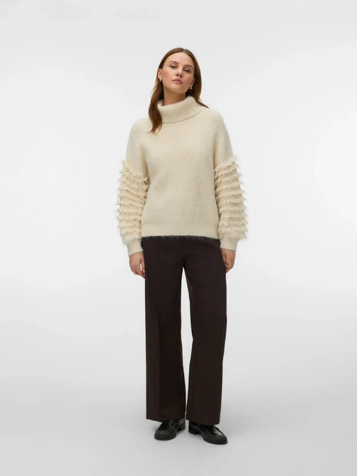 DIMA HIGH NECK JUMPER BIRCH
