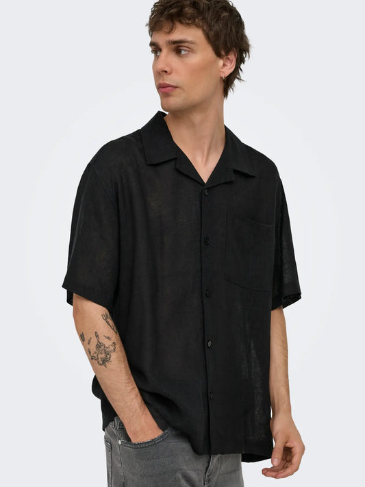 LAURENCE SHIRT BLACK