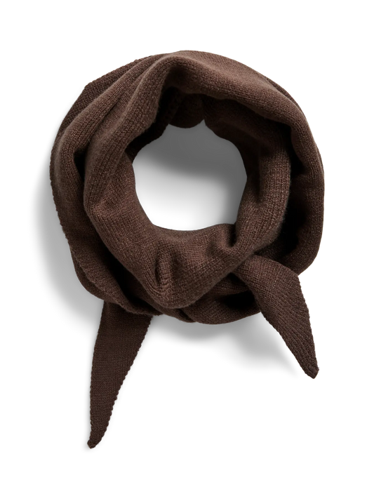 KOMMA SCARF BROWN
