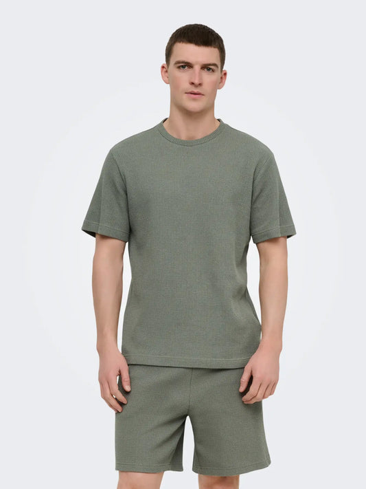 TOBIE WAFFLE TEE