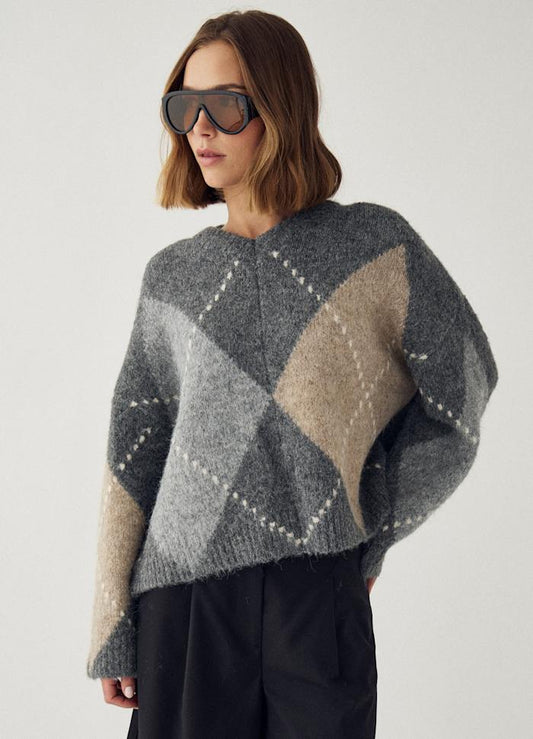 LAI KNIT GREY MIX