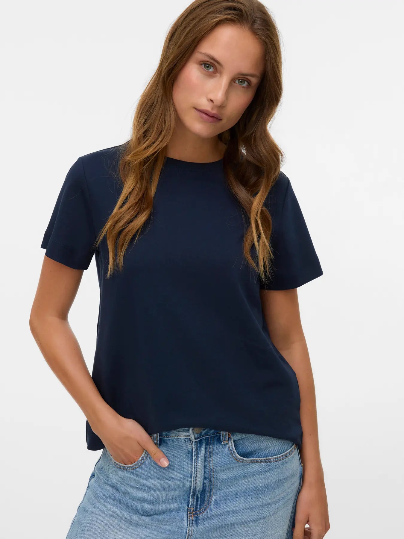 NAIMA T-SHIRT DARK SAPPHIRE