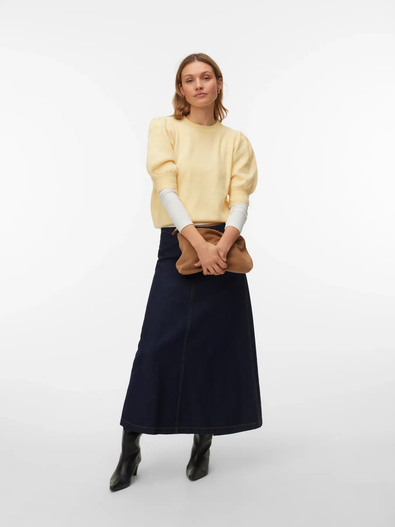 DOFFY 2/4 PULLOVER GOLDEN HAZEL