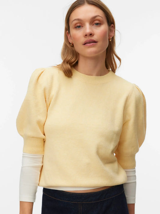 DOFFY 2/4 PULLOVER GOLDEN HAZEL
