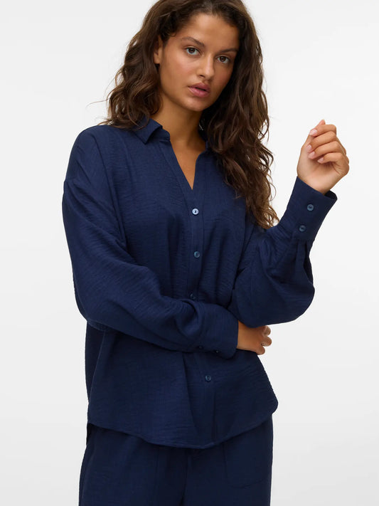 MELANEY QUENNY SHIRT NAVY BLAZER