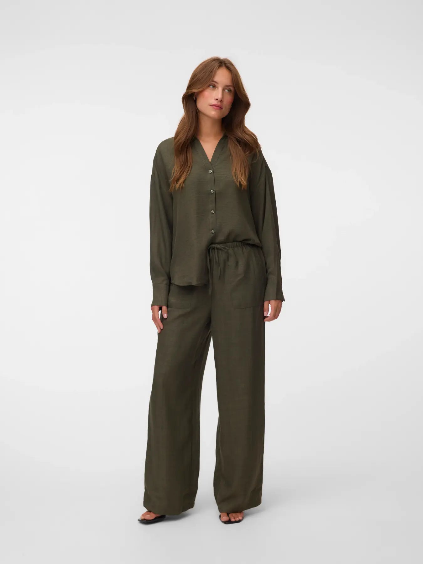 MELANEY QUEENY SHIRT FOREST NIGHT