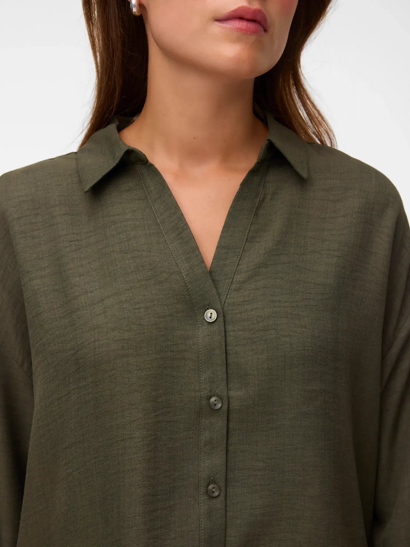 MELANEY QUEENY SHIRT FOREST NIGHT