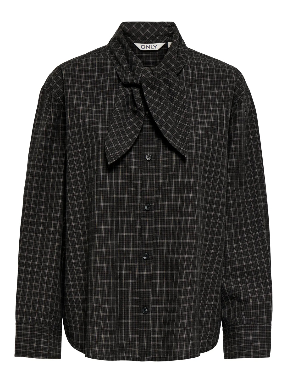 MAYA CHECK BOW SHIRT