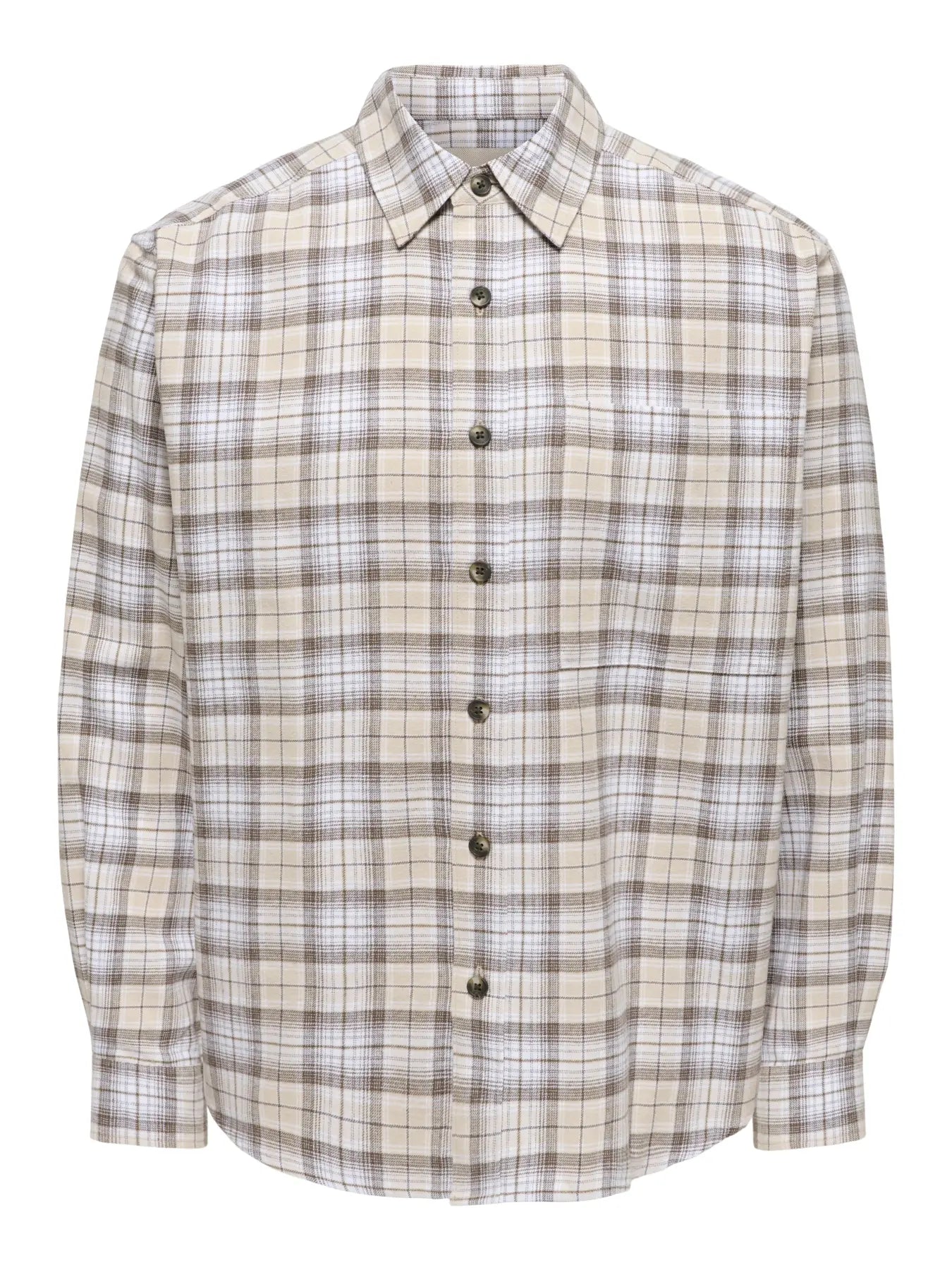GUDMUND LOOSE CHECKED SHIRT