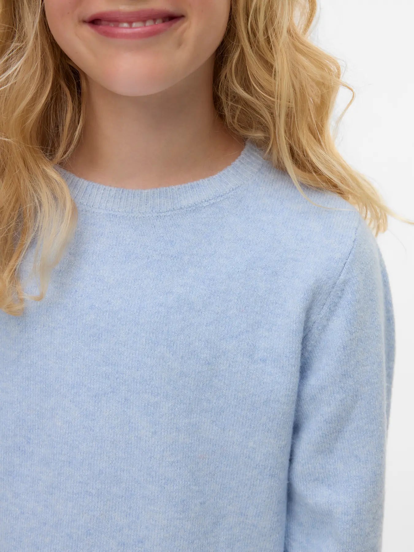 DOFFY O-NECK PILLOVER BRUNNERA BLUE